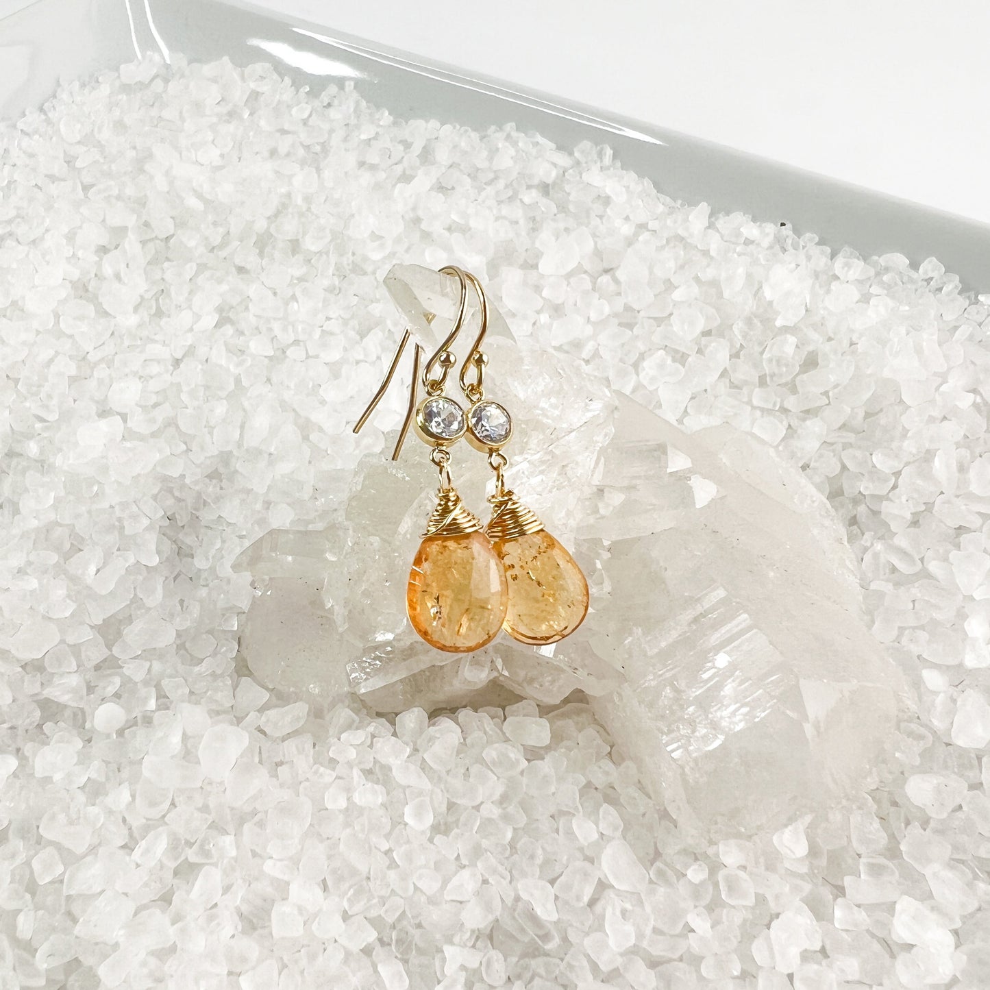 Imperial Topaz Earrings