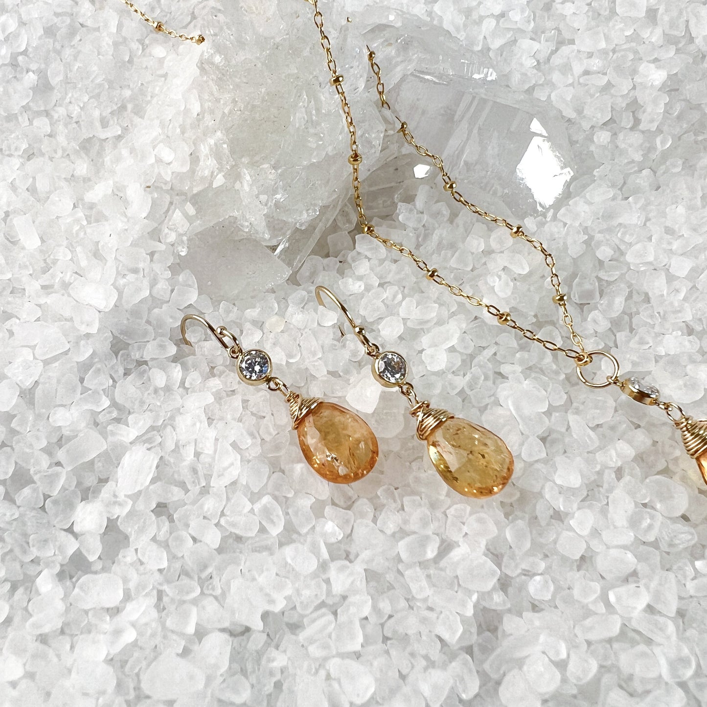 Imperial Topaz Earrings