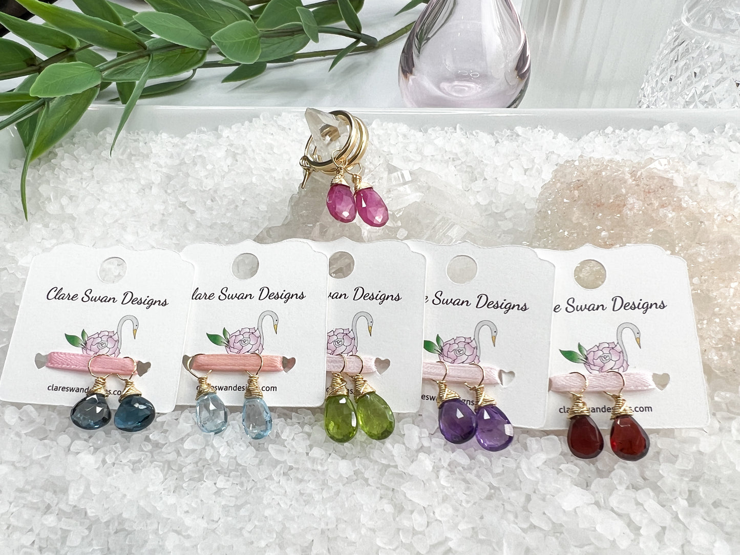 Gemstone Earring Drops