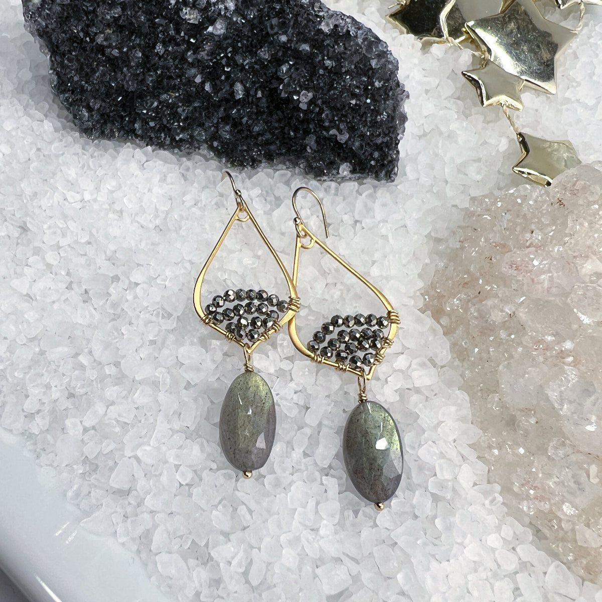 Labradorite & Pyrite Gift Set