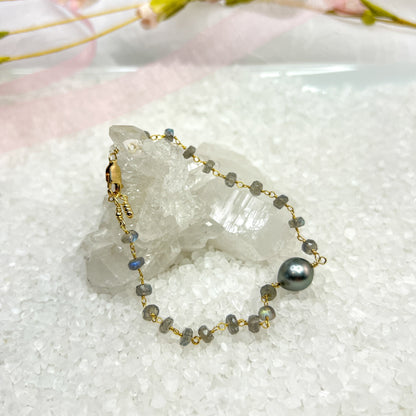 Tahitian Pearl and Gemstone Bracelets