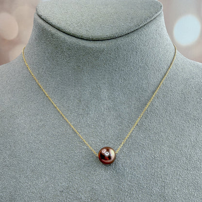 Floating Edison Pearl Necklace