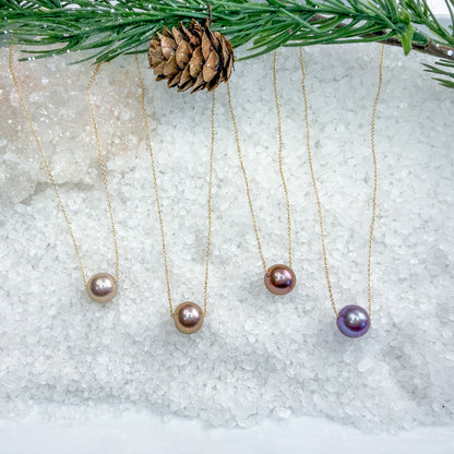Floating Edison Pearl Necklaces