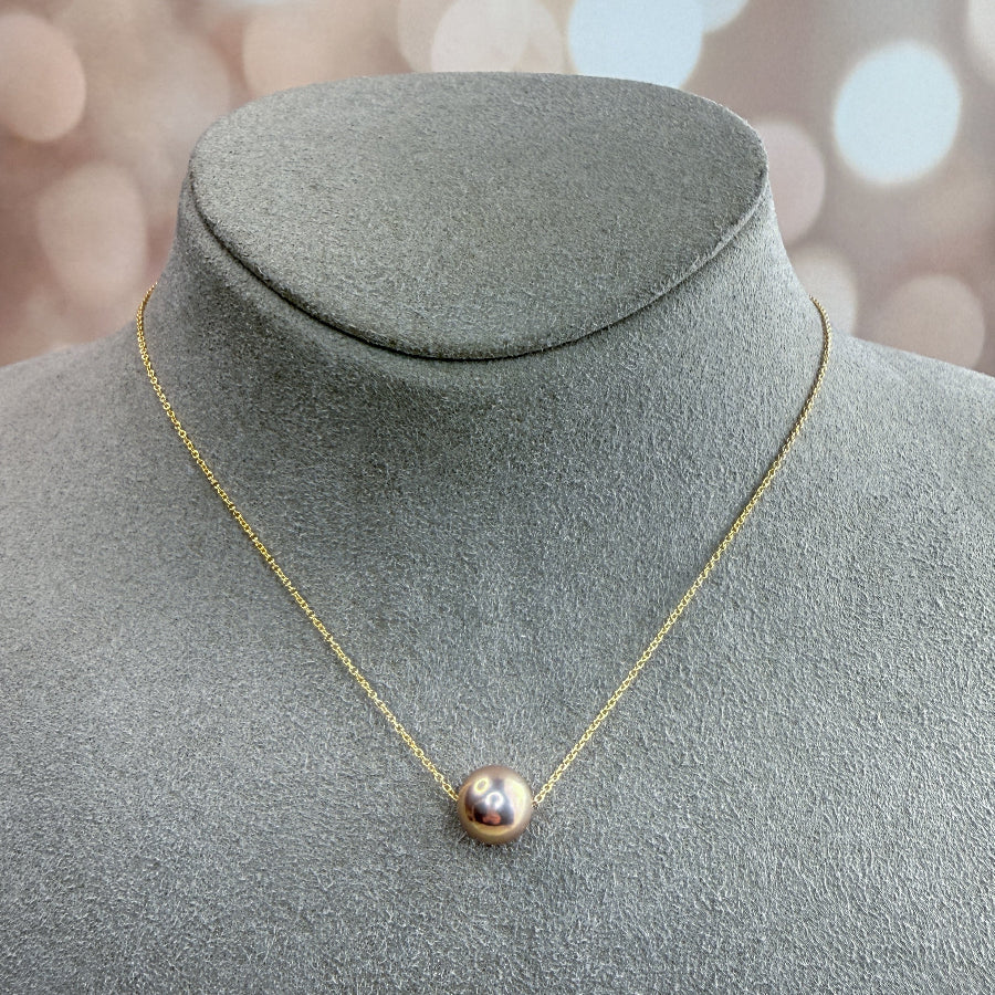 Floating Edison Pearl Necklace