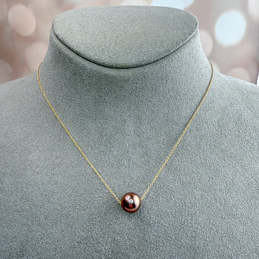 Floating Edison Pearl Necklace