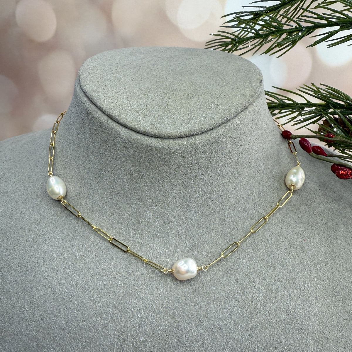 White Freshwater Pearl Necklace