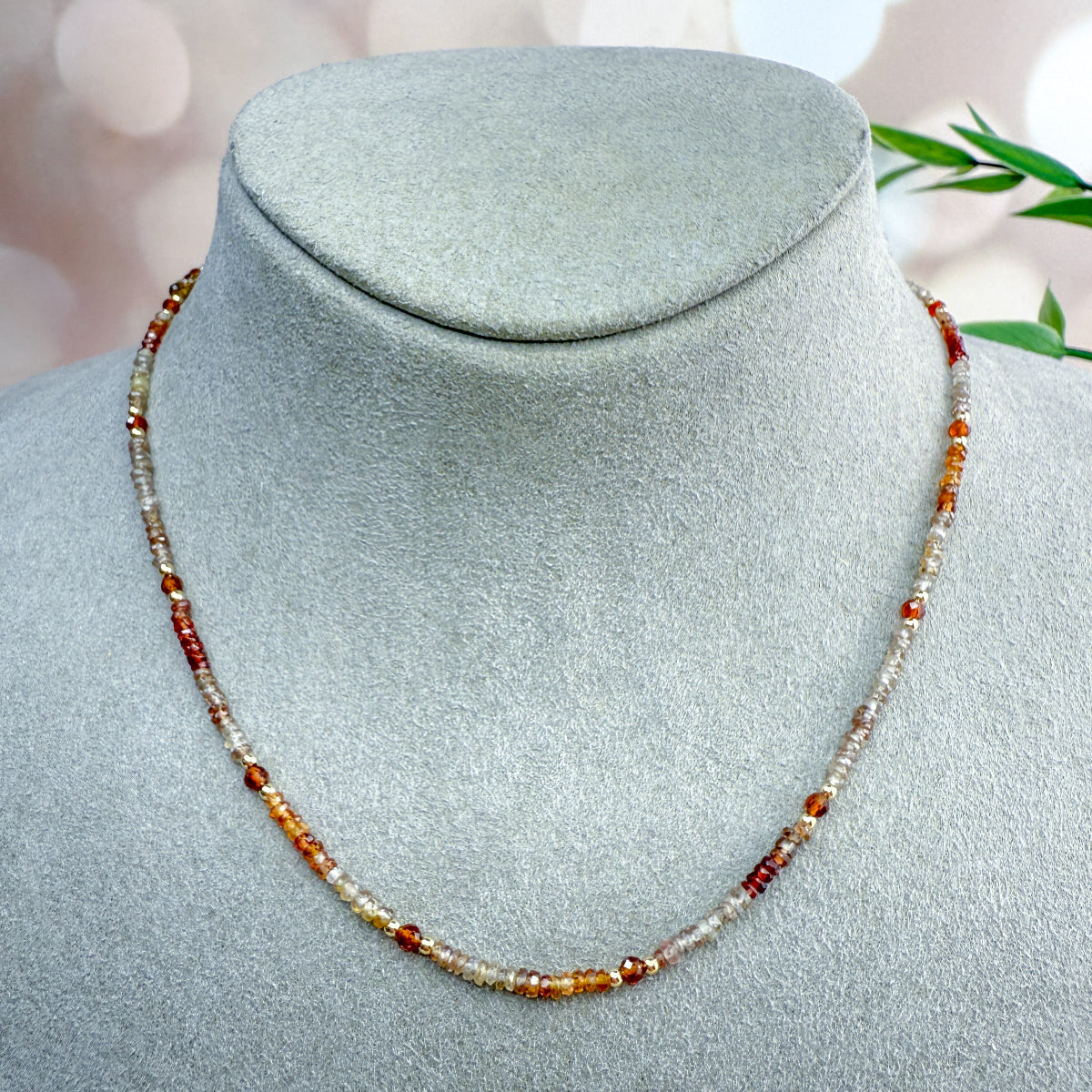Tundra Garnet Gemstone Necklaces