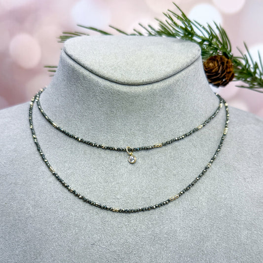 Pyrite Layering necklace
