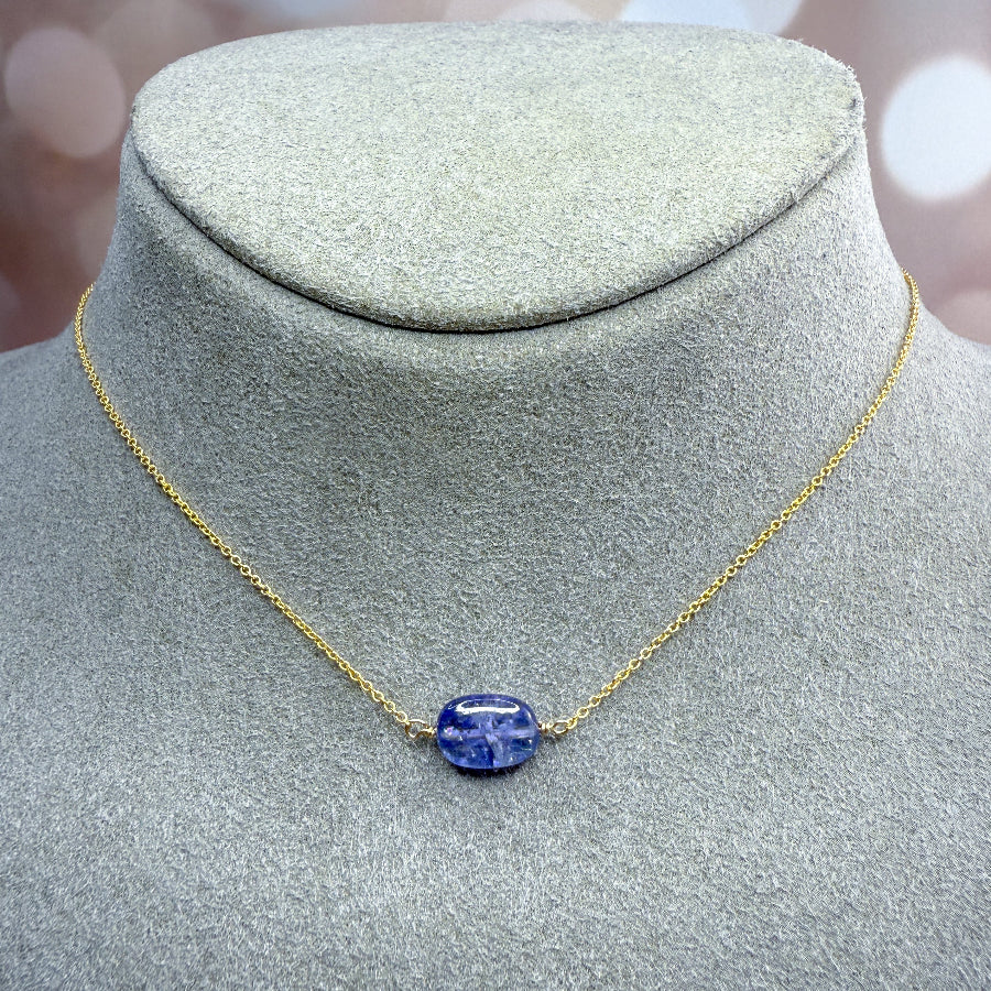 Tanzanite Gemstone Pendant Necklace