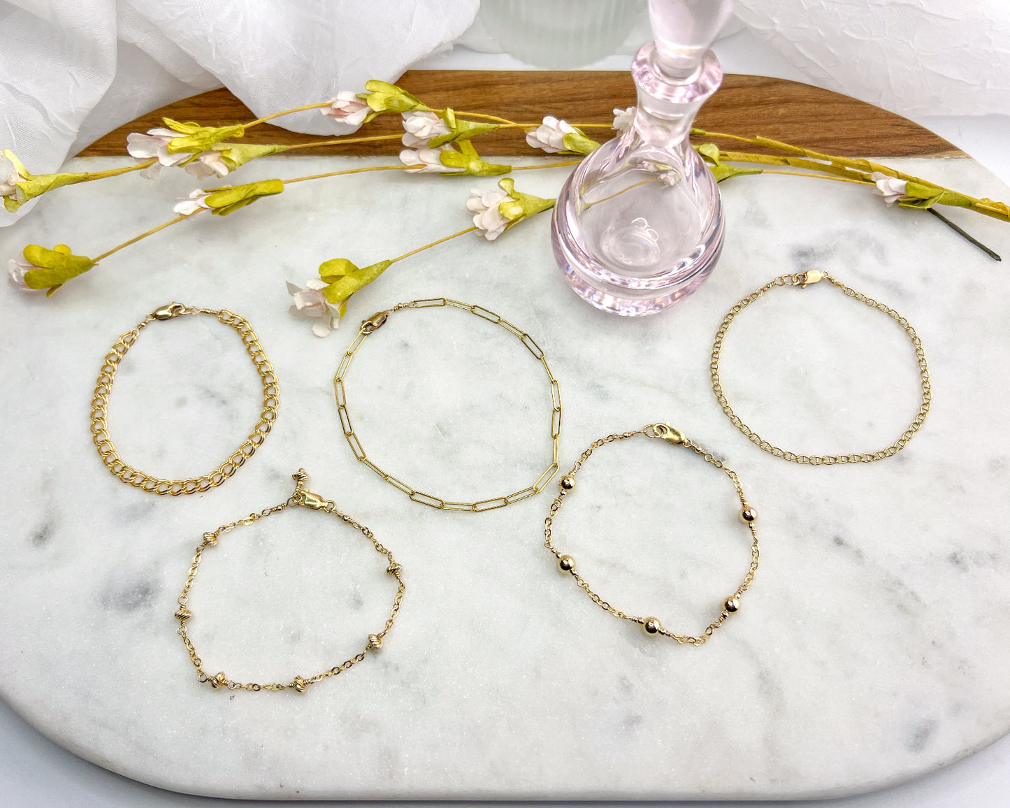 Gold filled bracelets