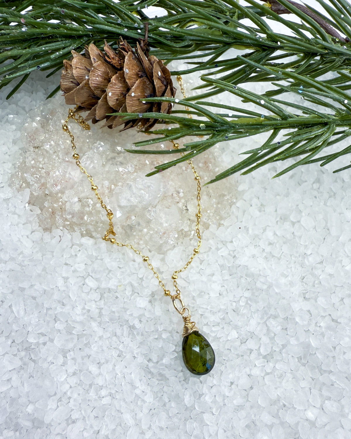 Green Tourmaline Necklace