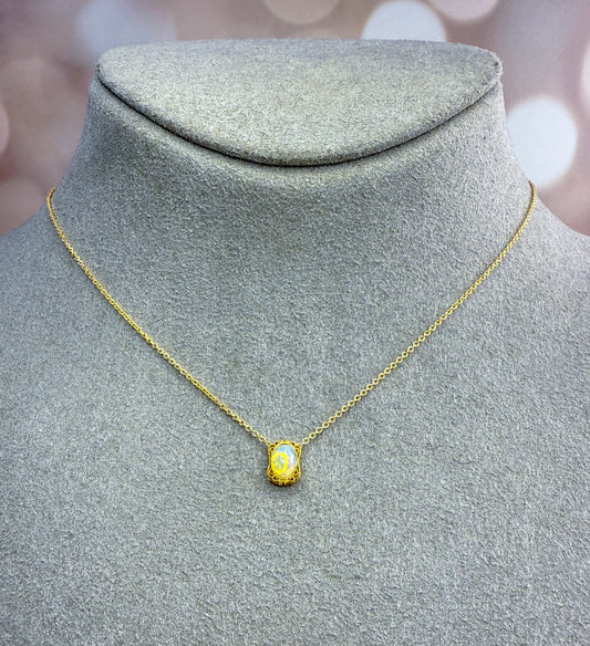 Opal Vintage-Inspired Necklace