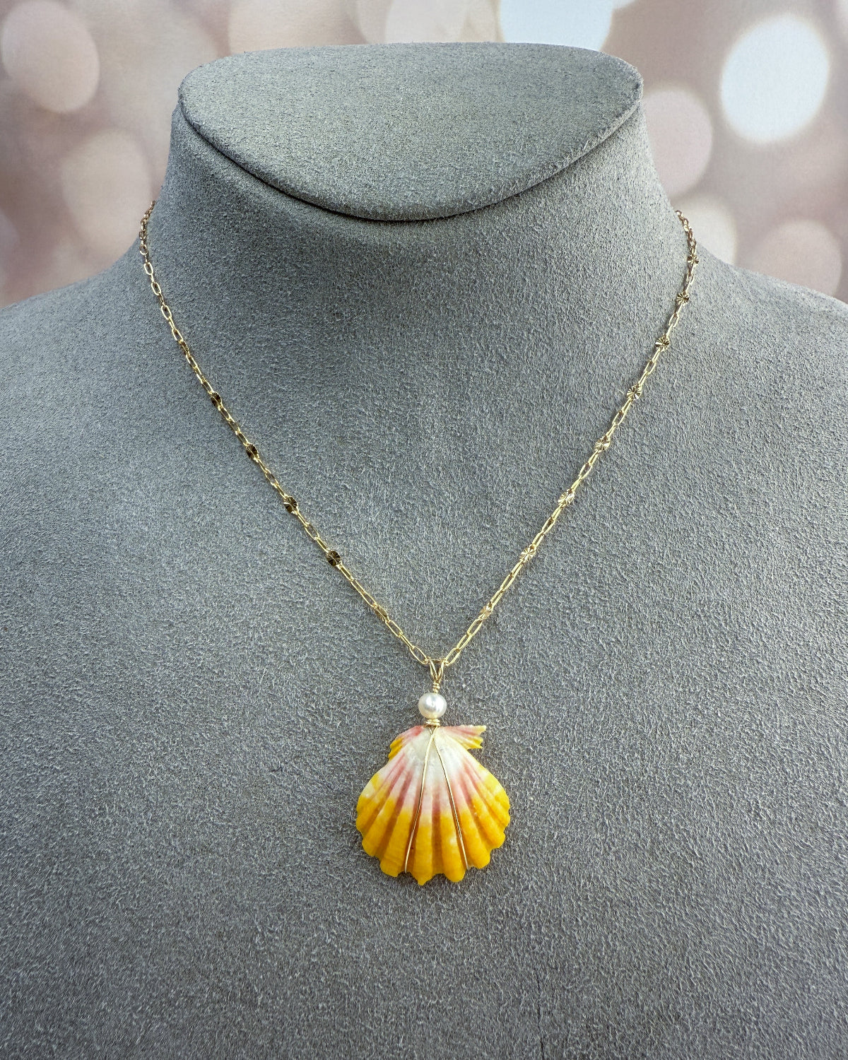 Sunrise Shell Necklace