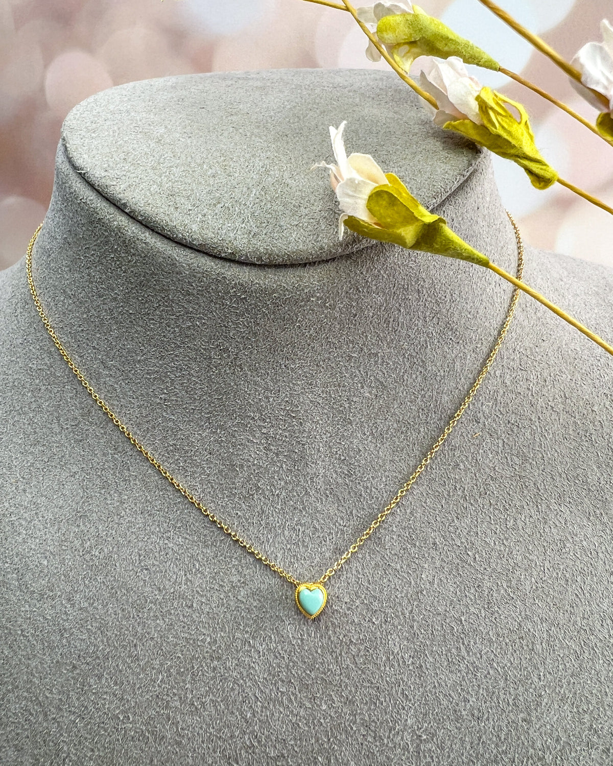 Turquoise Heart Necklace