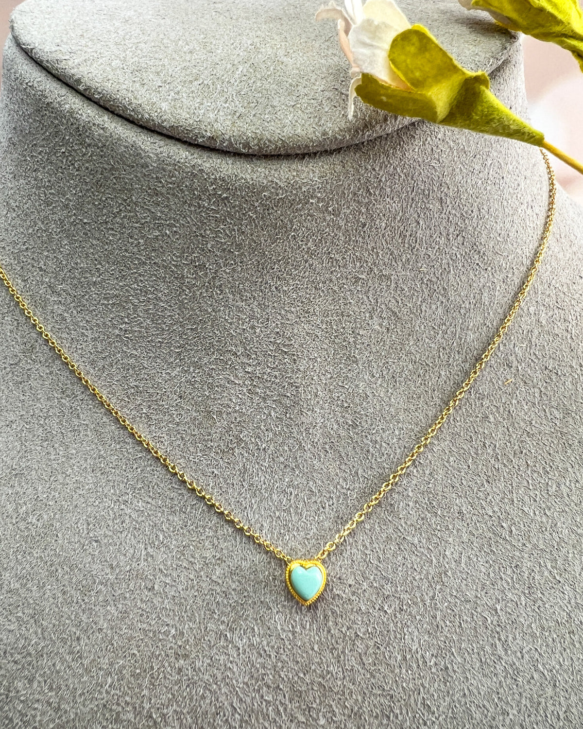 Turquoise Heart Necklace