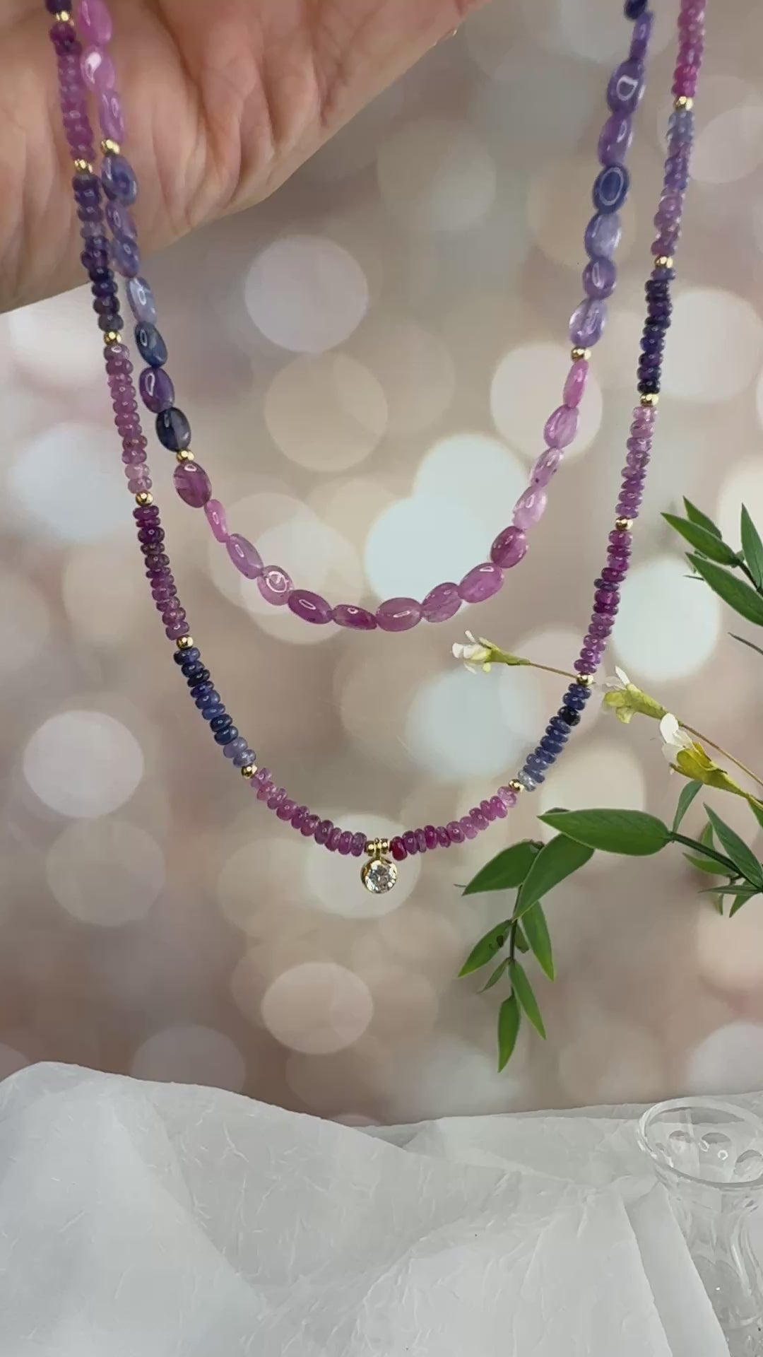 Sapphire Necklaces
