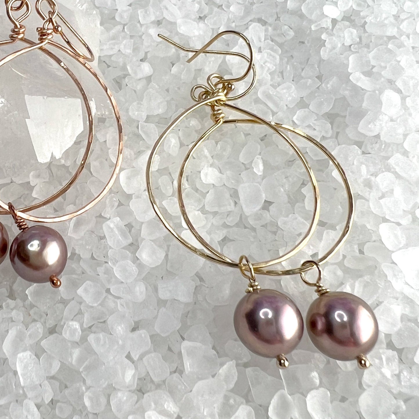 Edison Pearl Hoop Earrings