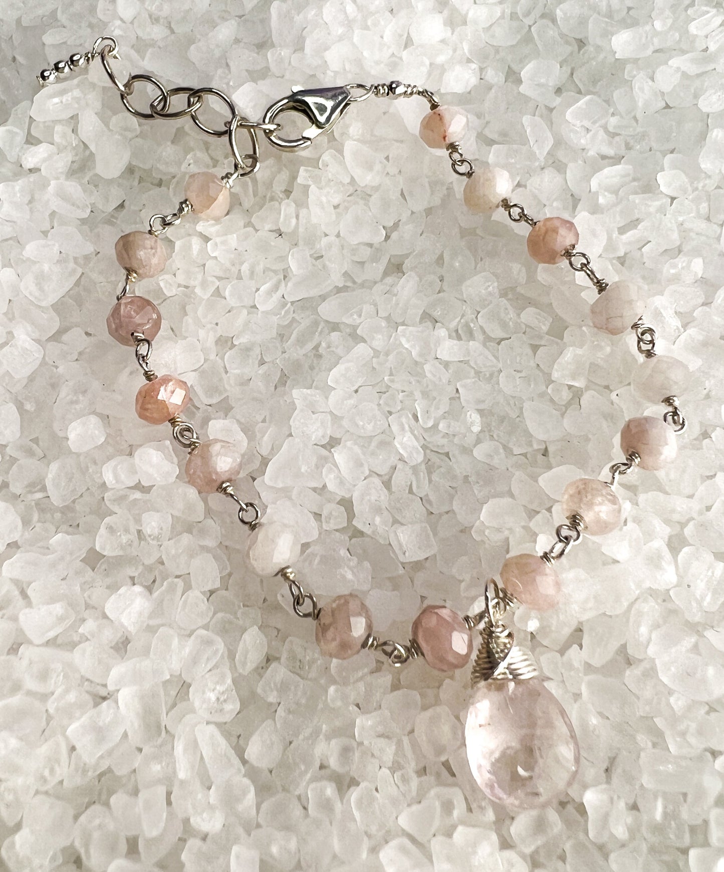 Rainbow Moonstone & Morganite Gift Set