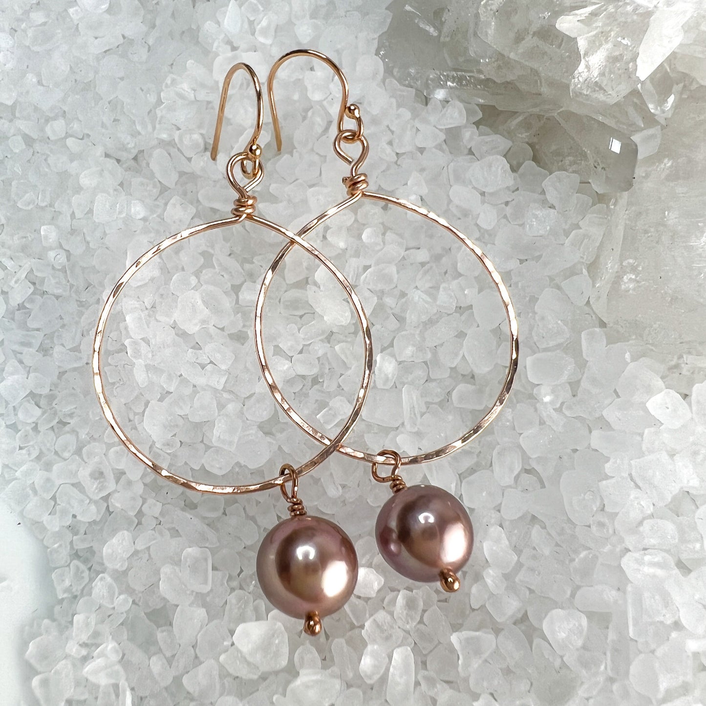 Edison Pearl Hoop Earrings