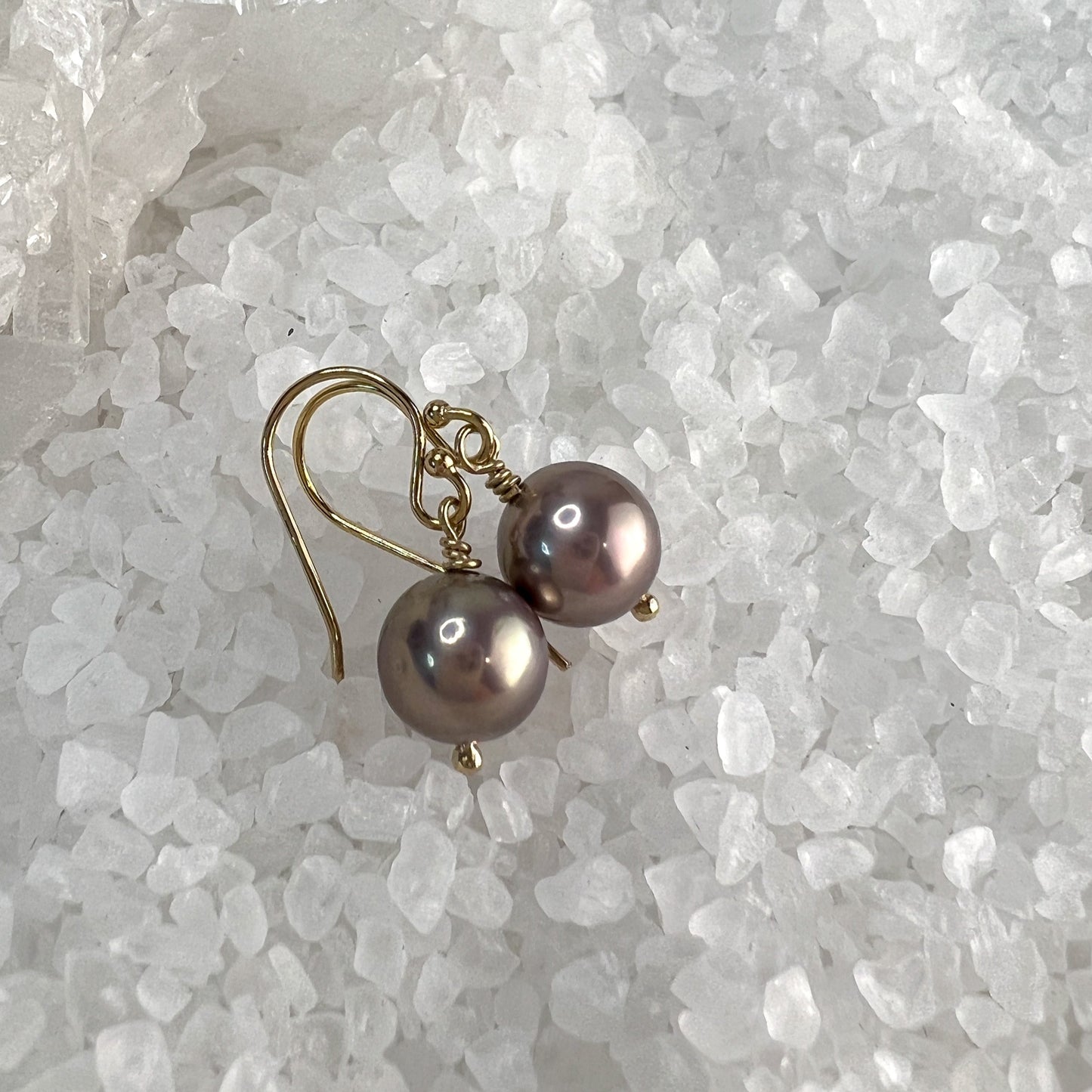 Edison Pearl Simple Dangle Earrings