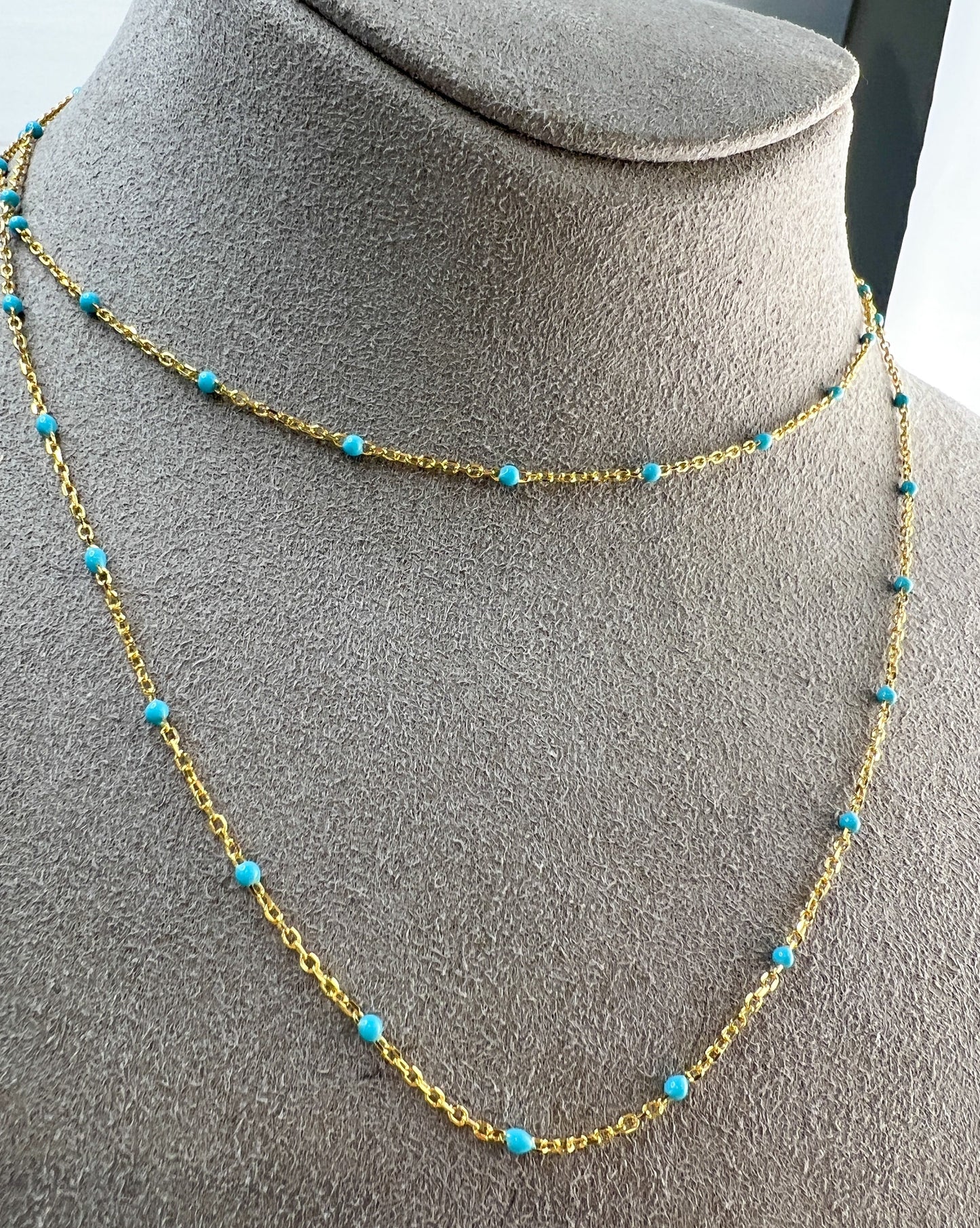 Turquoise Beaded Necklace