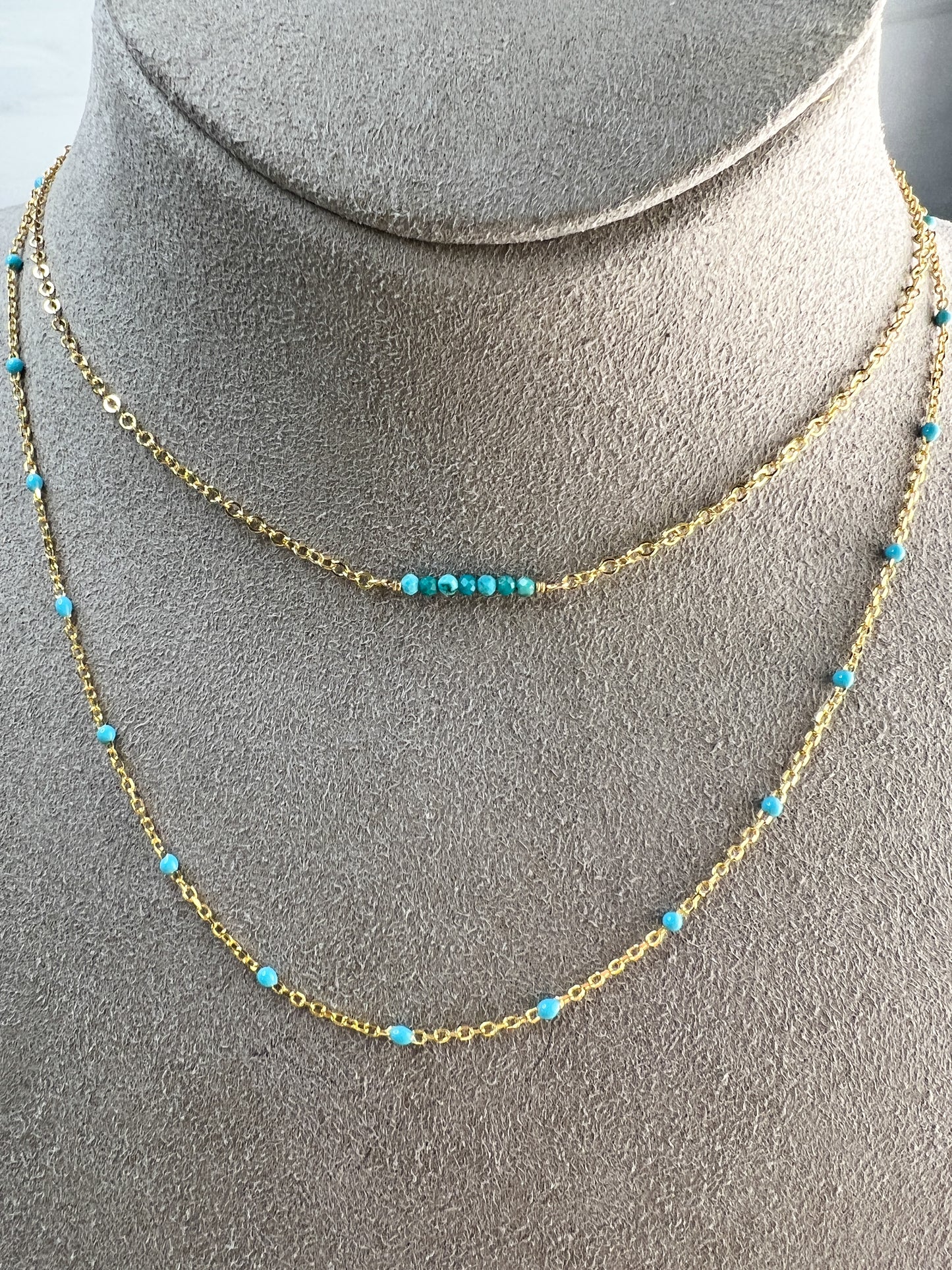 Turquoise Beaded Necklace