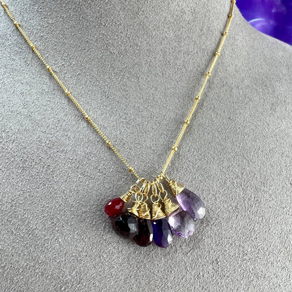 Briolette Gemstone Necklace