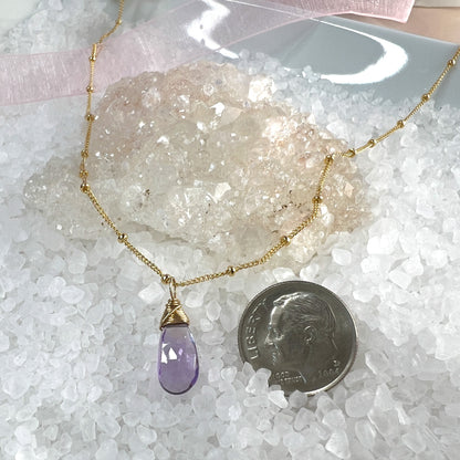 Briolette Gemstone Necklace