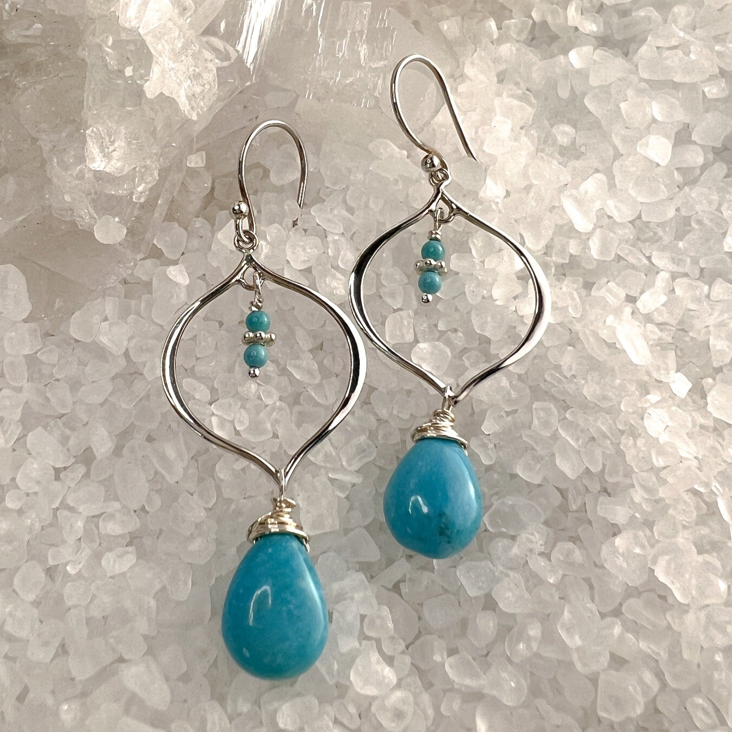 Gemstone Arabesque Earrings