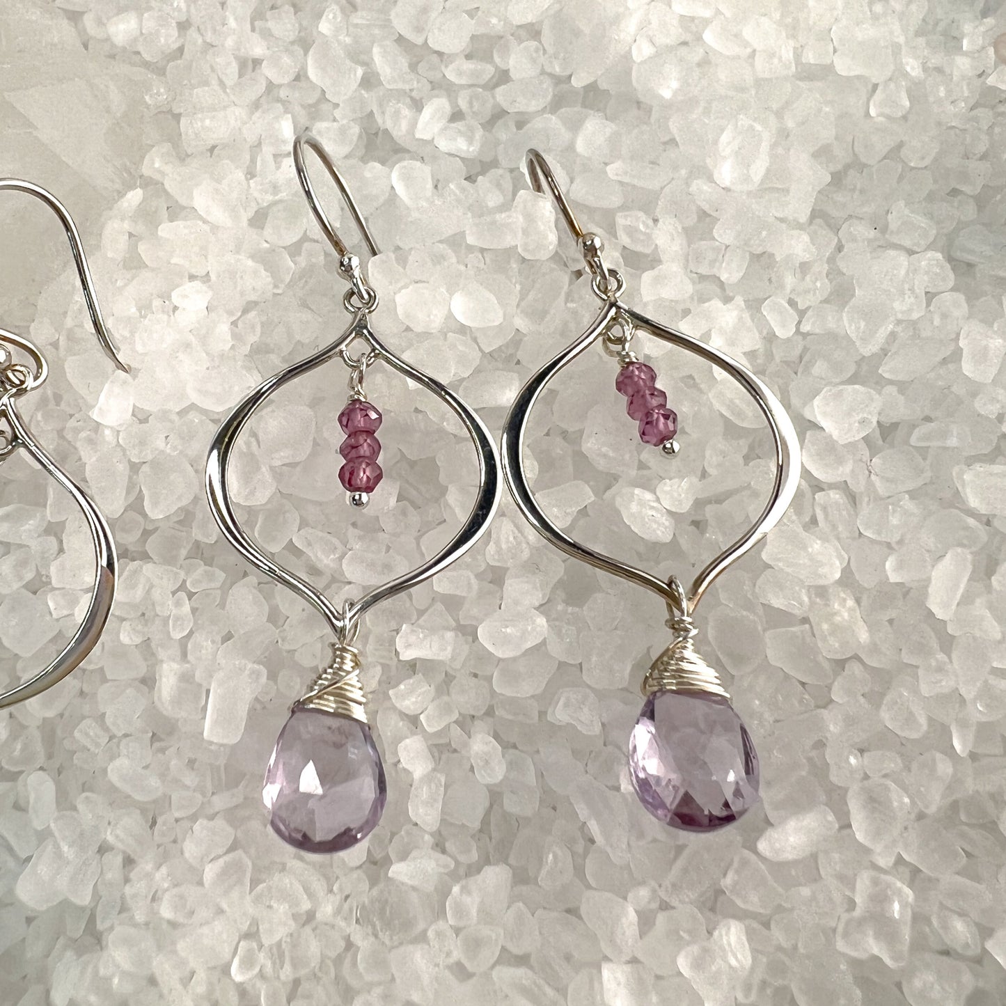 Gemstone Arabesque Earrings