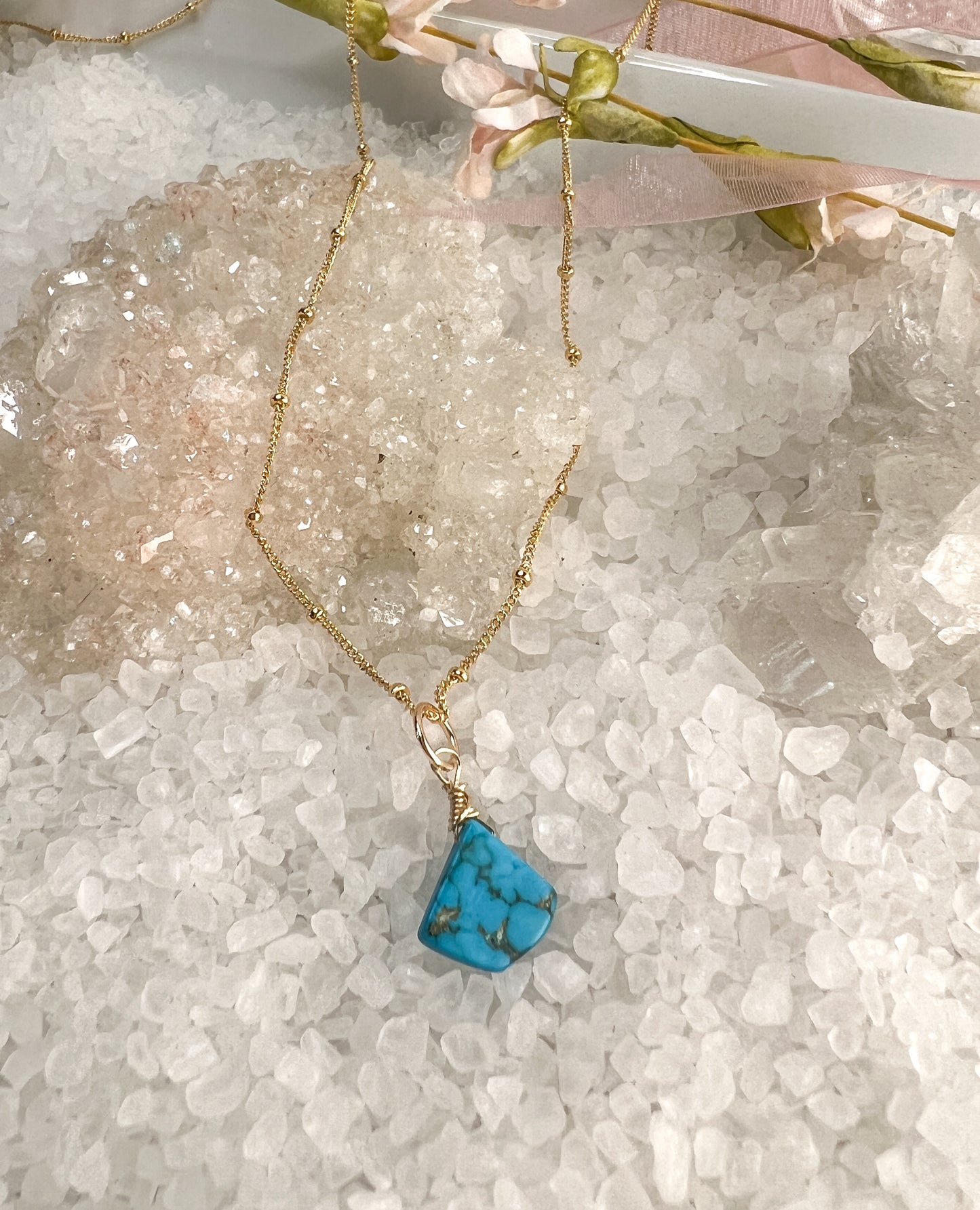 Turquoise Nugget Necklace