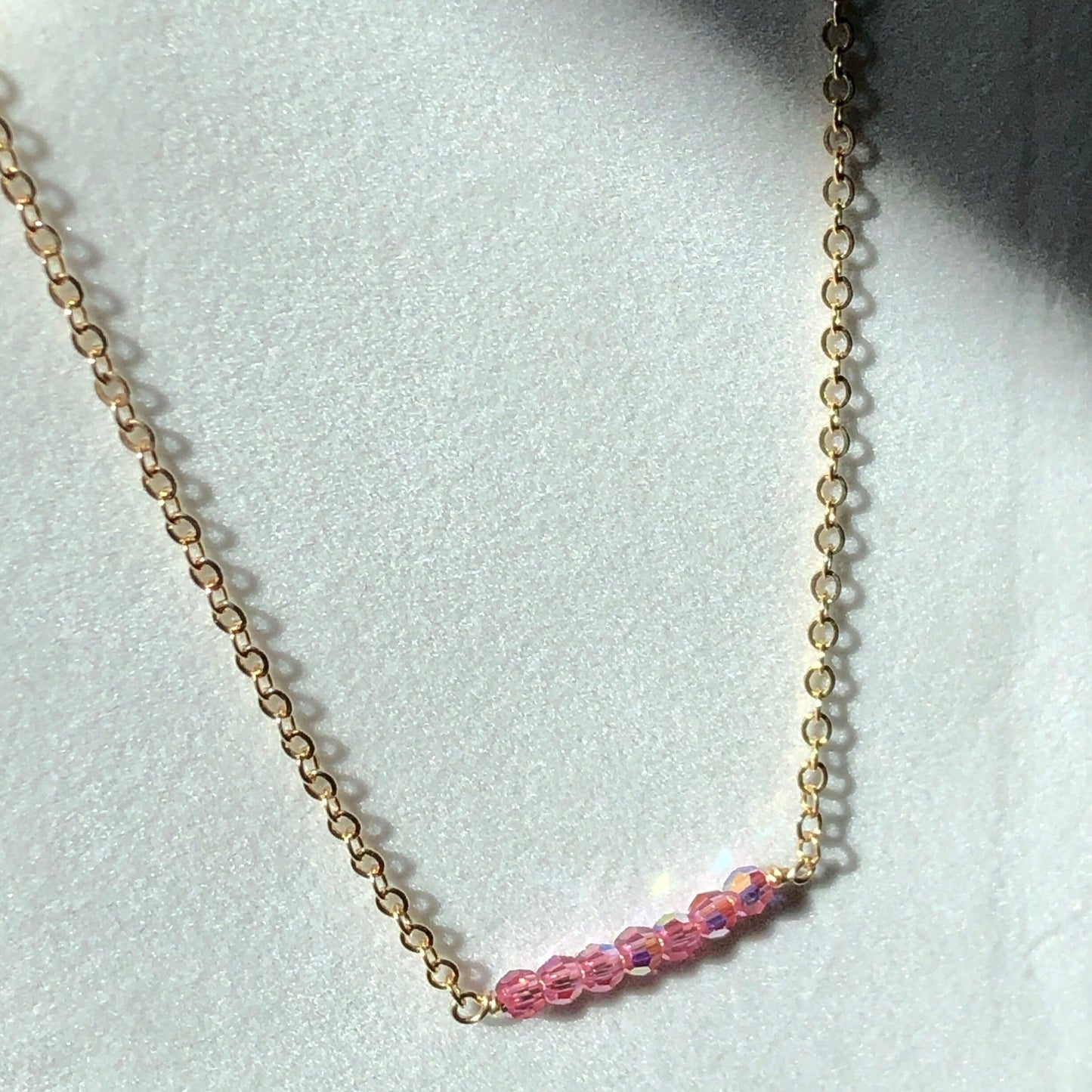 Pink Crystal Anklet, Swarovski Crystal Anklet