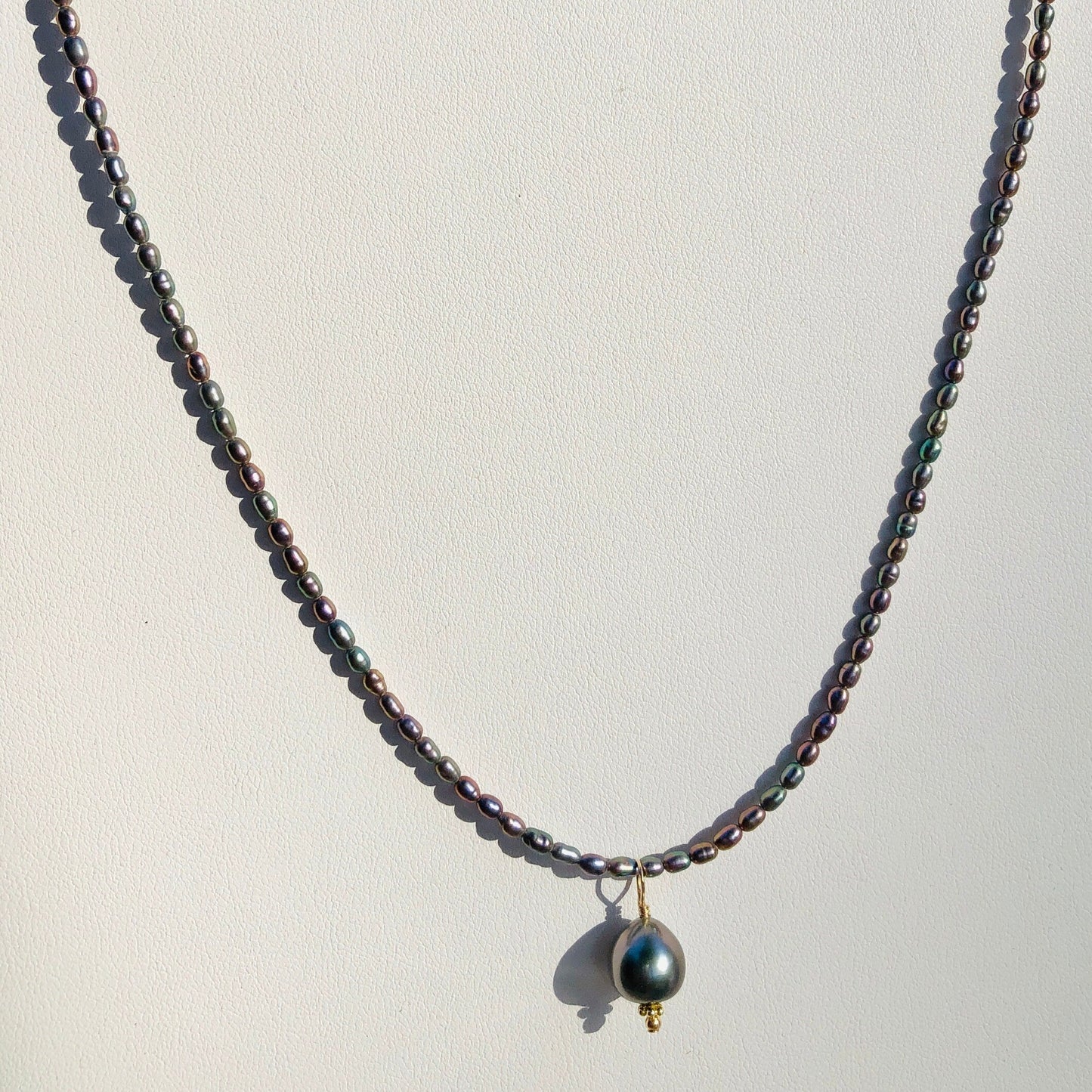 Tahitian Pearl Necklace, Rice Pearl Necklace