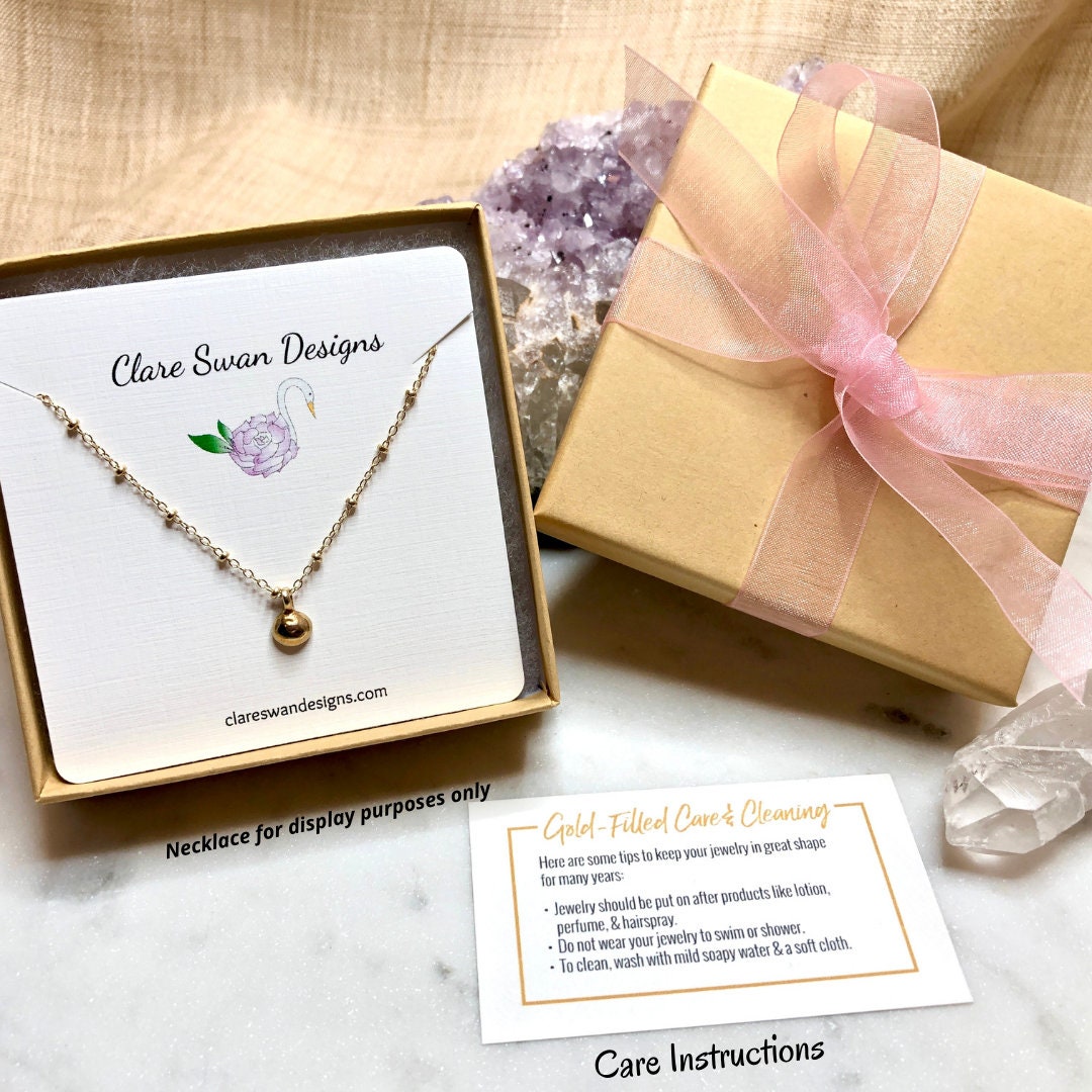 Citrine Necklace, Earring & Bracelet Birthstone Gift Set