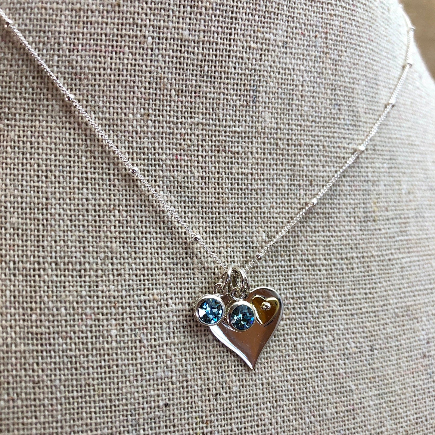 Mother's Day Birthstone Charm Necklace