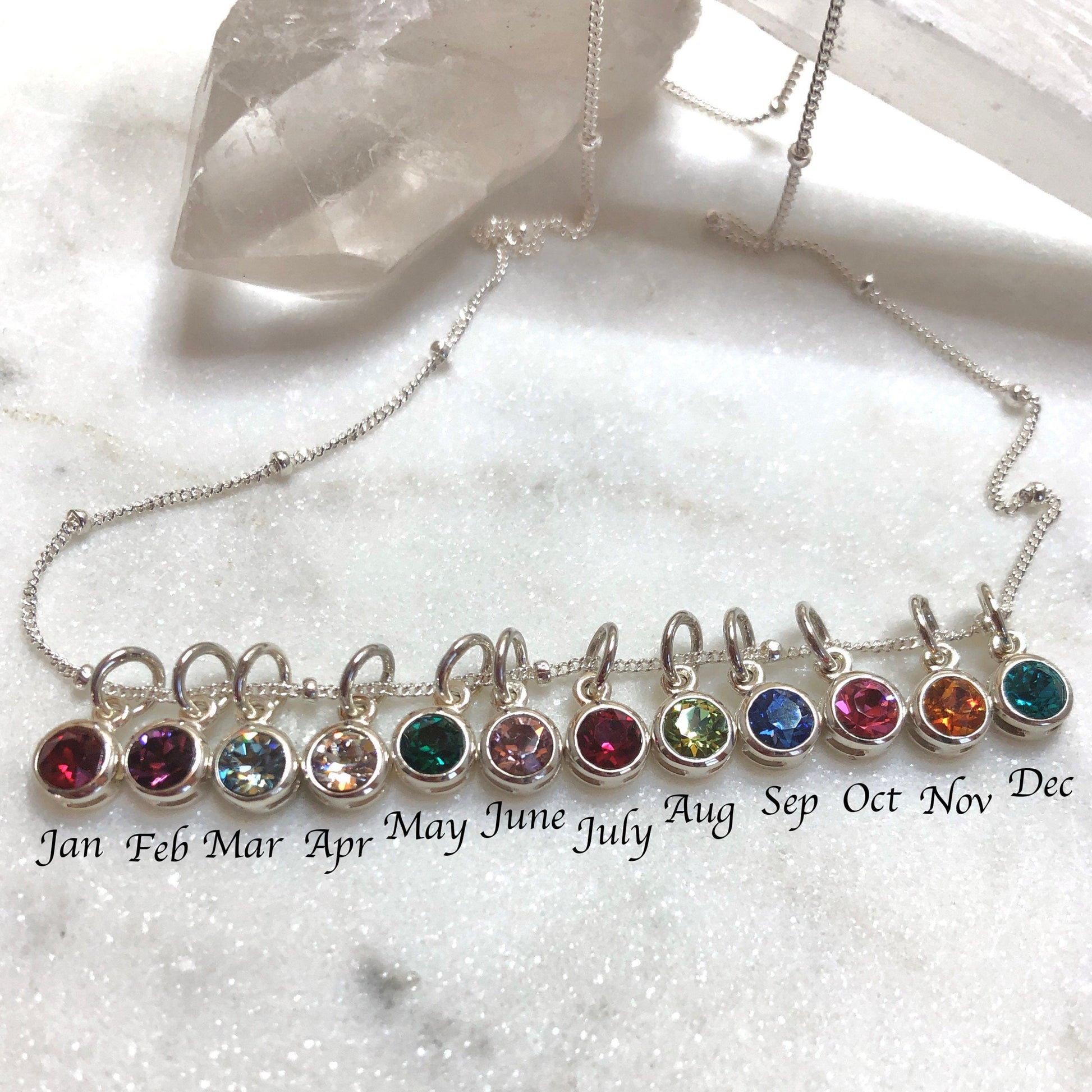 Birthstone Necklace for Mom