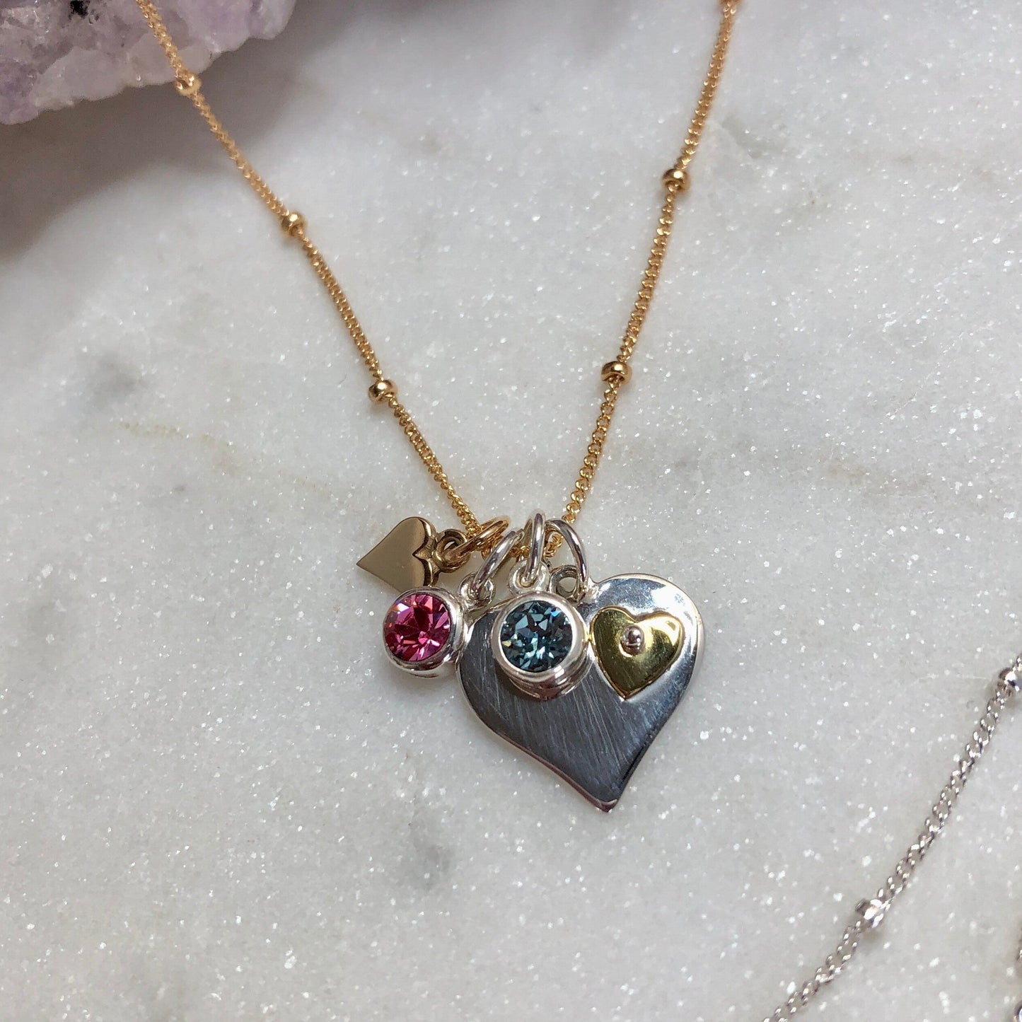 Birthstone Necklace for Mom