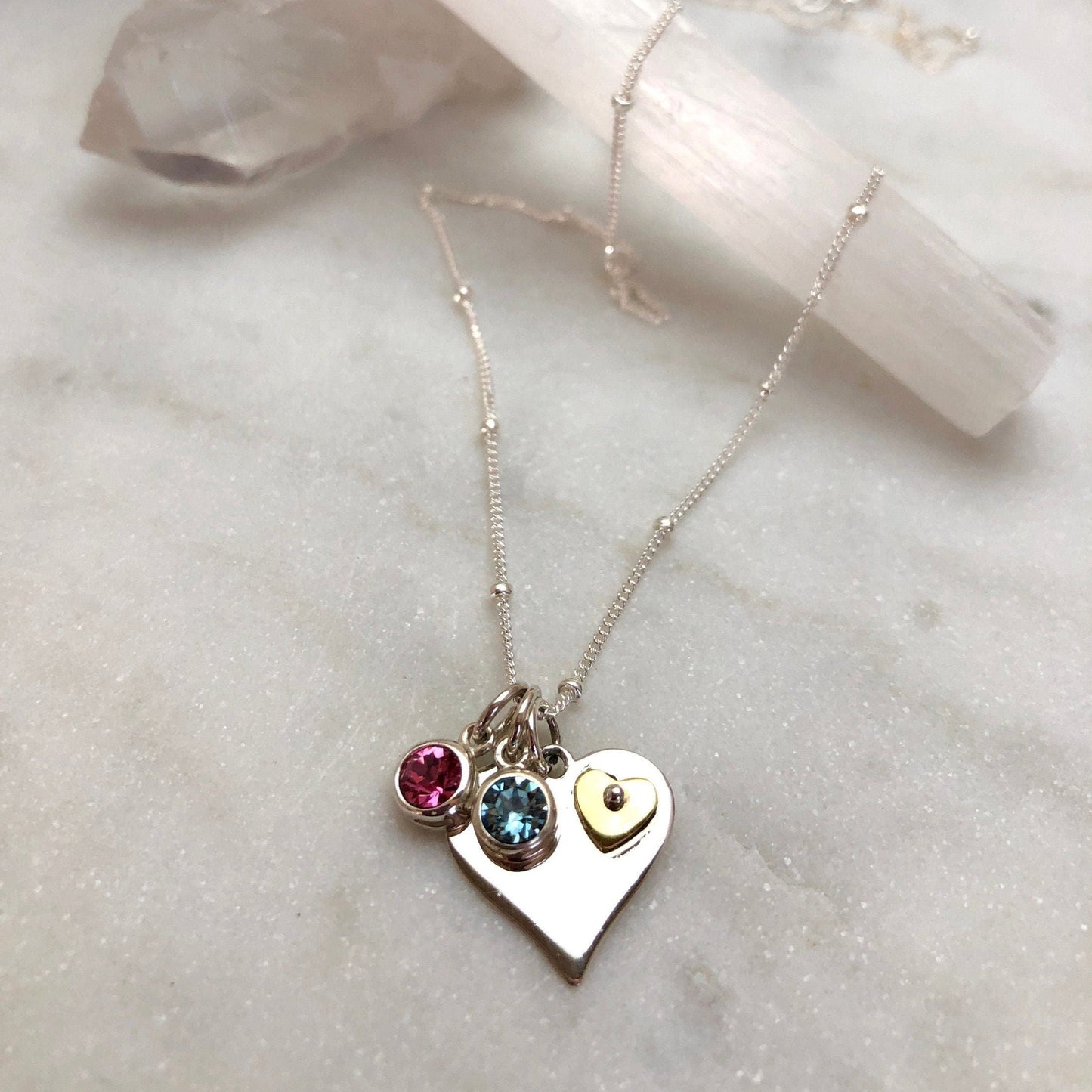 Birthstone Necklace for Nana, Gift for Grandmother, Grammy, Grandma