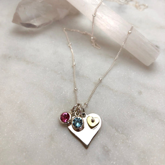 Birthstone Necklace for Nana, Gift for Grandmother, Grammy, Grandma