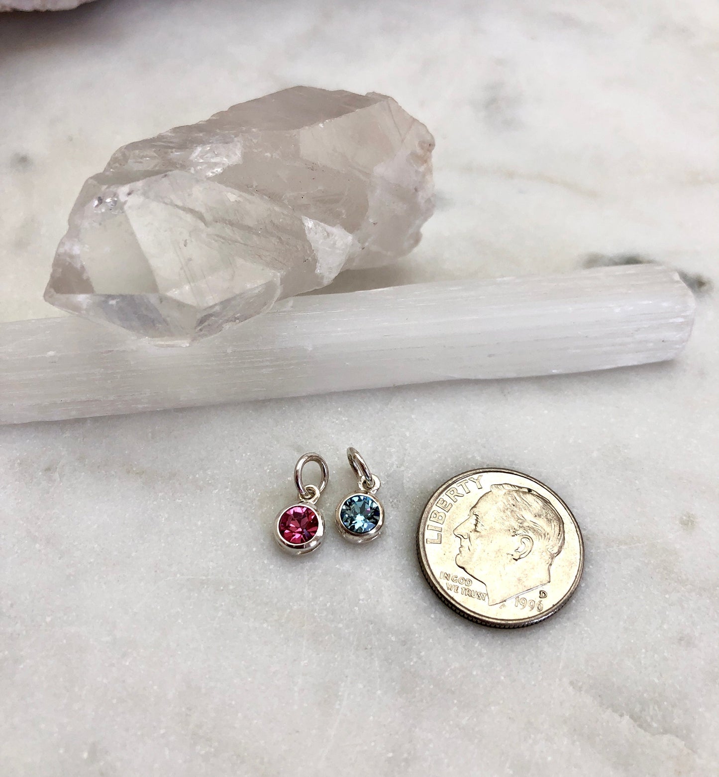 Sterling Birthstone Charms