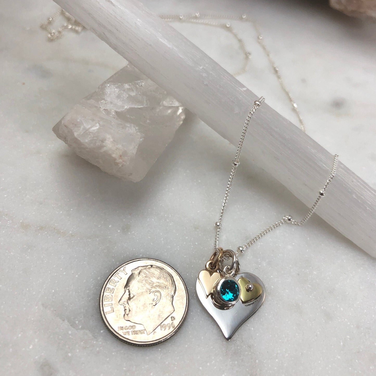 Birthstone Necklace for Mom