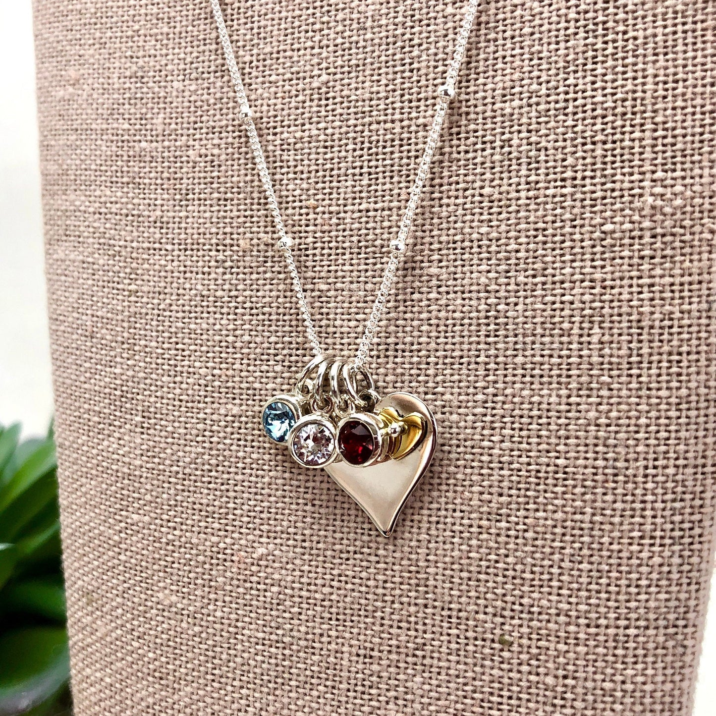 Birthstone Necklace for Nana, Gift for Grandmother, Grammy, Grandma