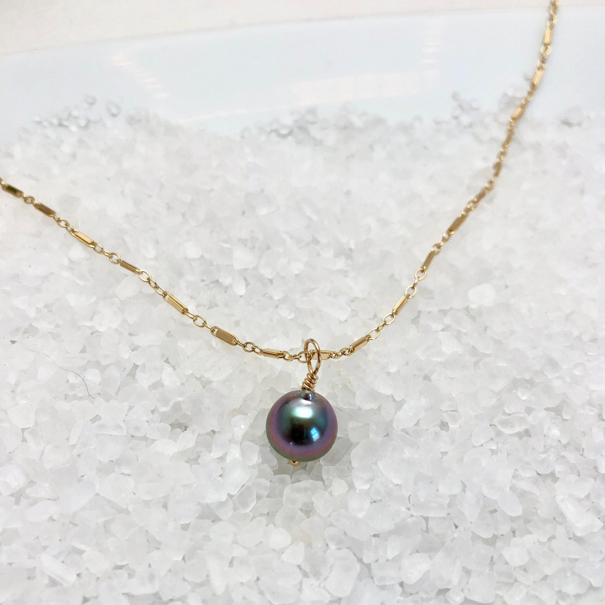 Tahitian Pearl Necklace with Choice of Chain