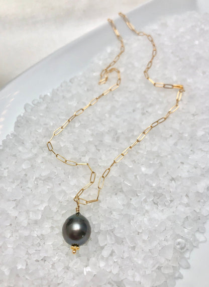 Tahitian Pearl Gift Set, Black Pearl Set