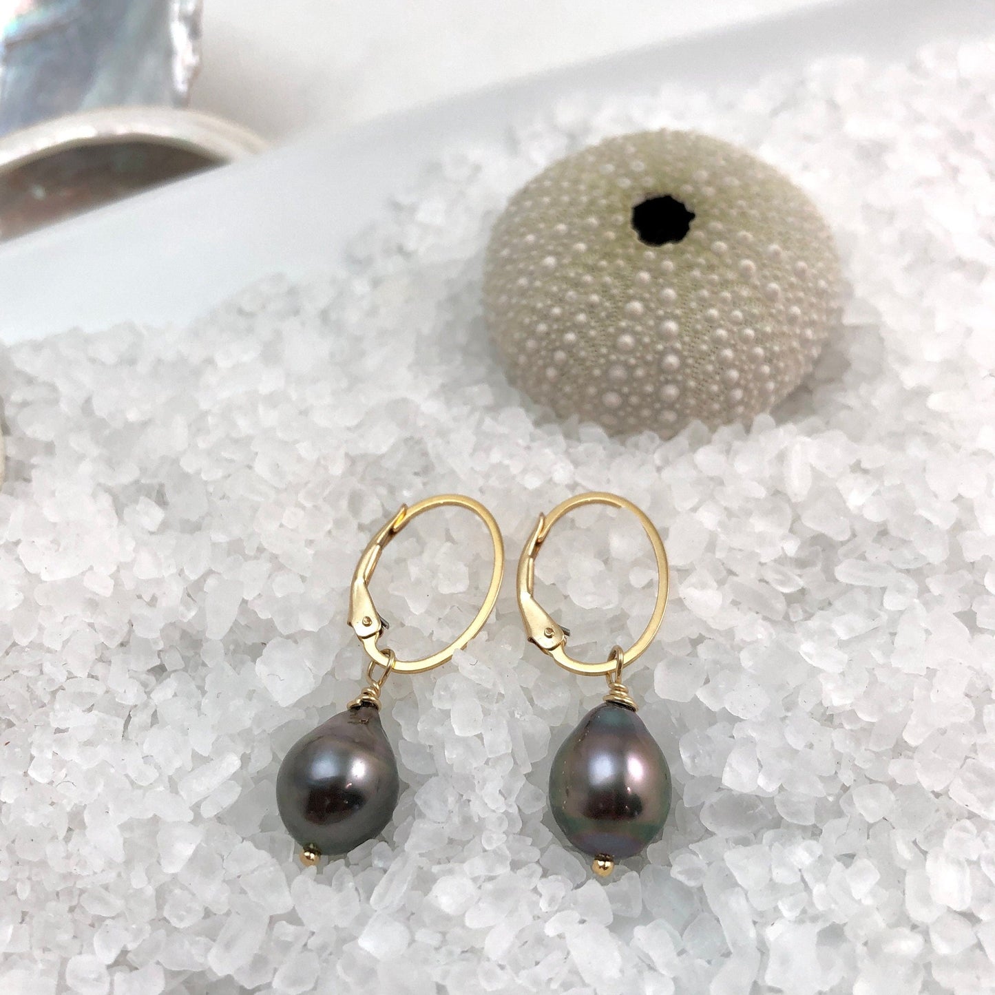 Tahitian Pearl Gift Set, Black Pearl Set