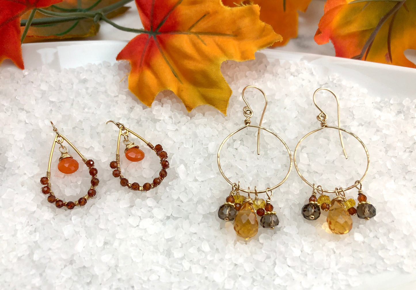 Carnelian Dangle Earrings