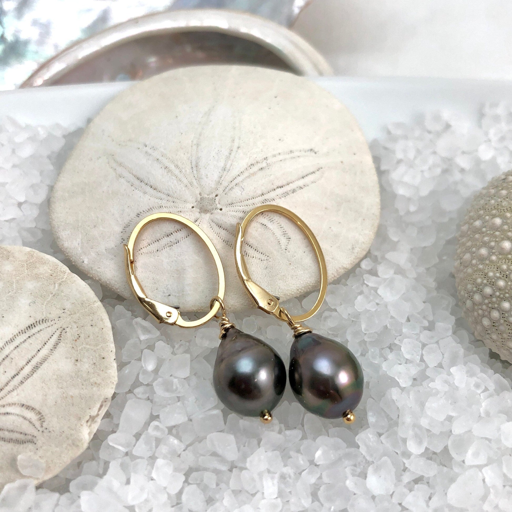 Tahitian Pearl Gift Set, Black Pearl Set