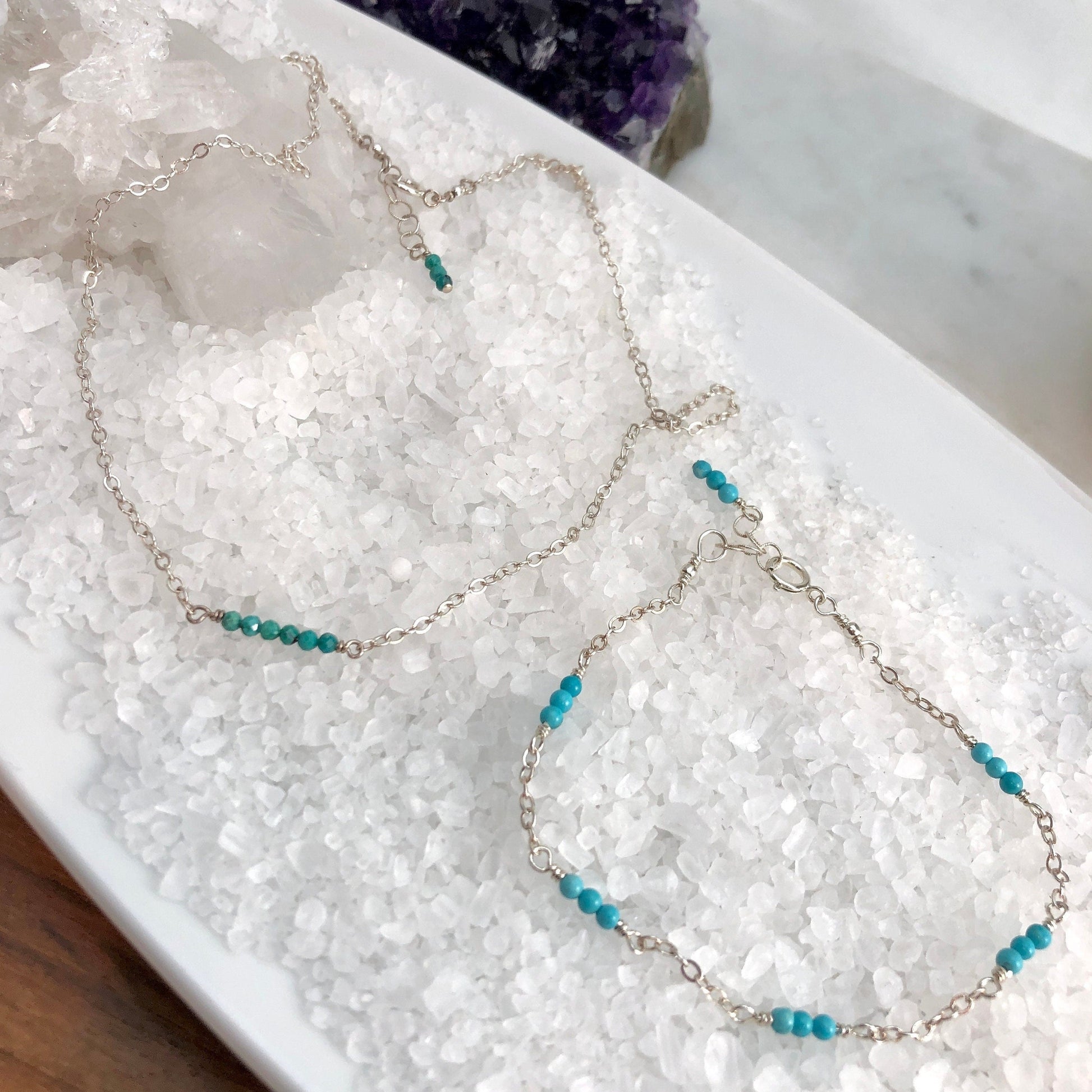 Turquoise Necklace & Bracelet Gift Set