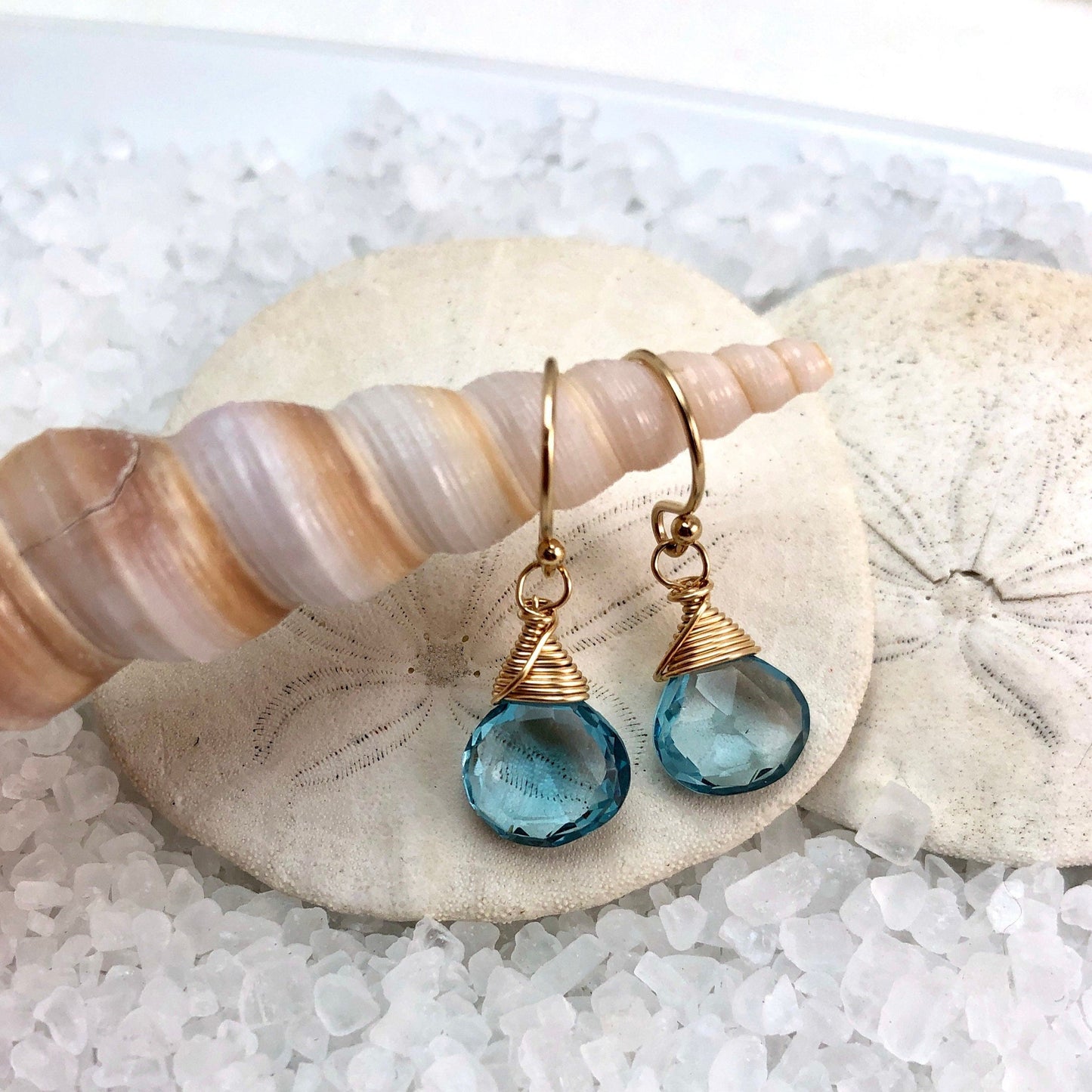 London Blue Topaz Drop Earrings