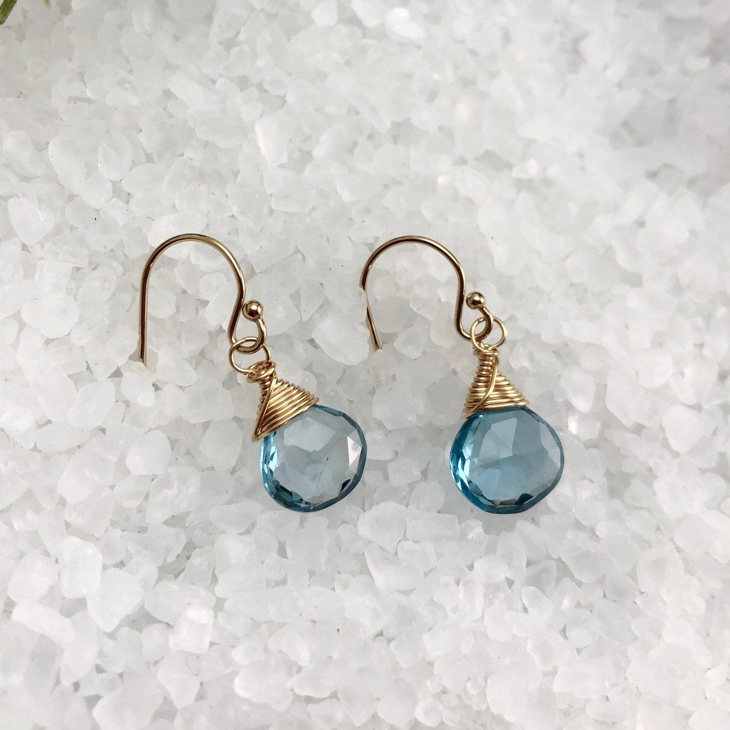 London Blue Topaz Drop Earrings